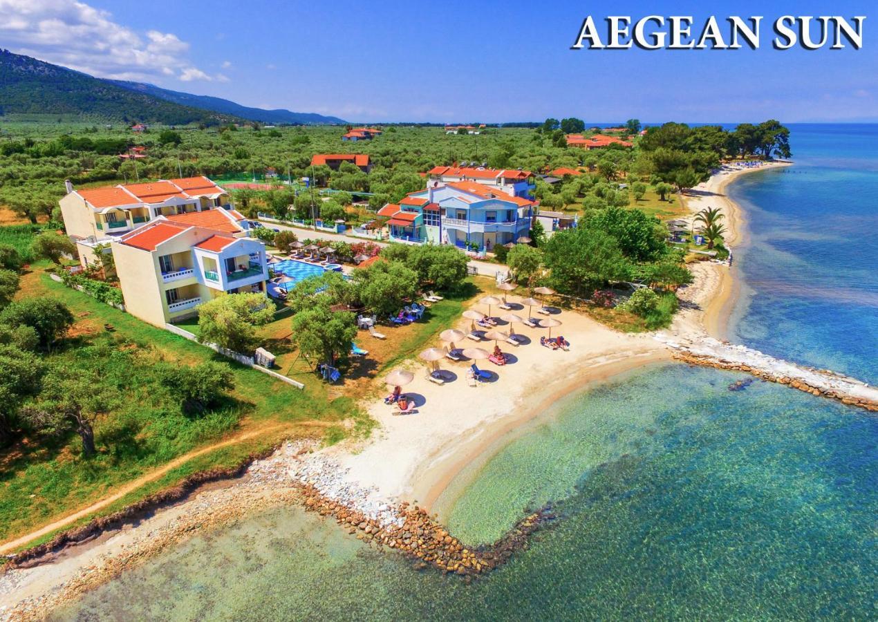 Aegean Sun Apartments Skala Rachoni  Eksteriør billede